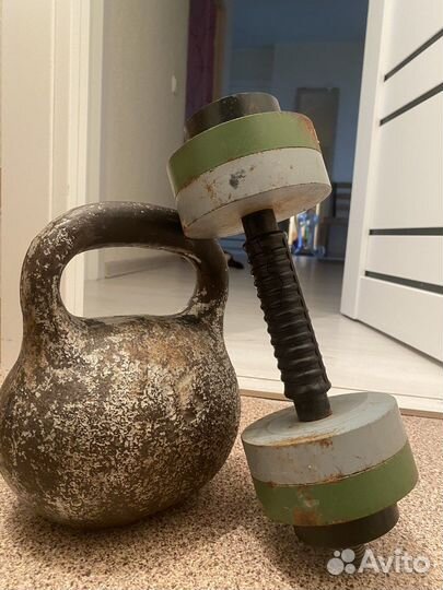 Гиря 16 кг СССР