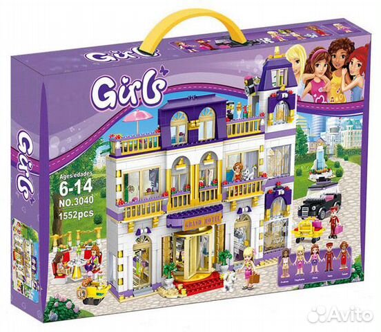 Аналог Лего Конструктор Friends - Гранд-Отель