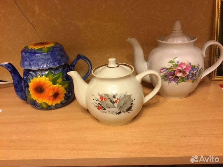 Чайник Дулево,сахарница Вербилки