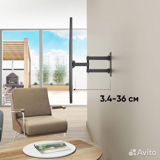 Новый поворотный выдвижной кронштейн для тв