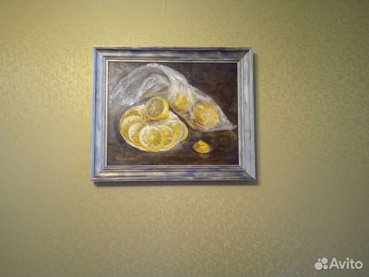 Картина маслом на холсте натюрморт