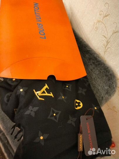 Кашемировый шарф Луи Витон оригинал новый