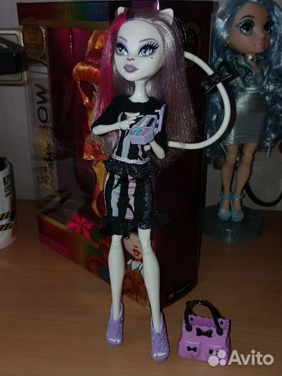 Кукла Монстер Хай Кэтрин де мяу новый скарместер