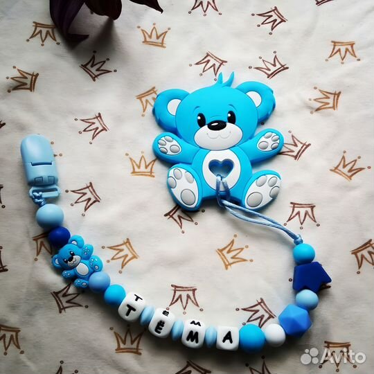 Именной держатель для соски