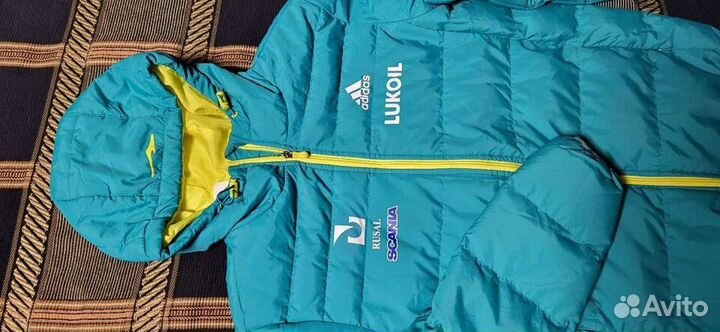 Лыжный пуховик 42-44-46-48 adidasСб.России