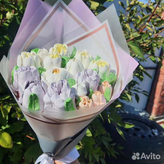 Зефирные букеты на заказ