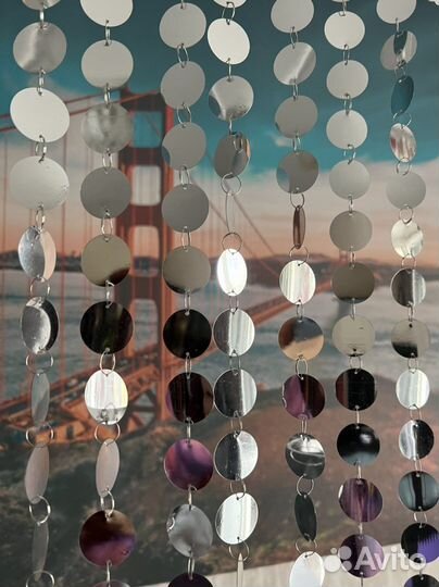 Декоративная занавеска на дверь