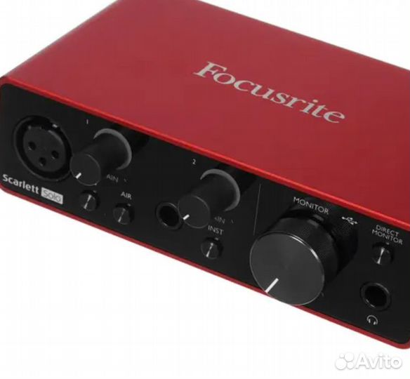 Внешняя звуковая карта focusrite solo