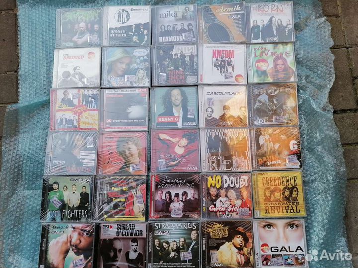 Mp3 диски новые, ящик 5