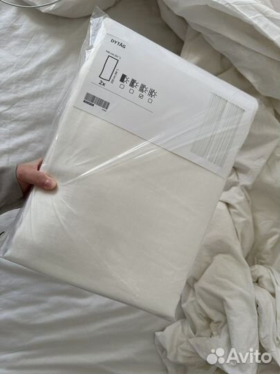 Шторы гардины IKEA дютог новые 2шт