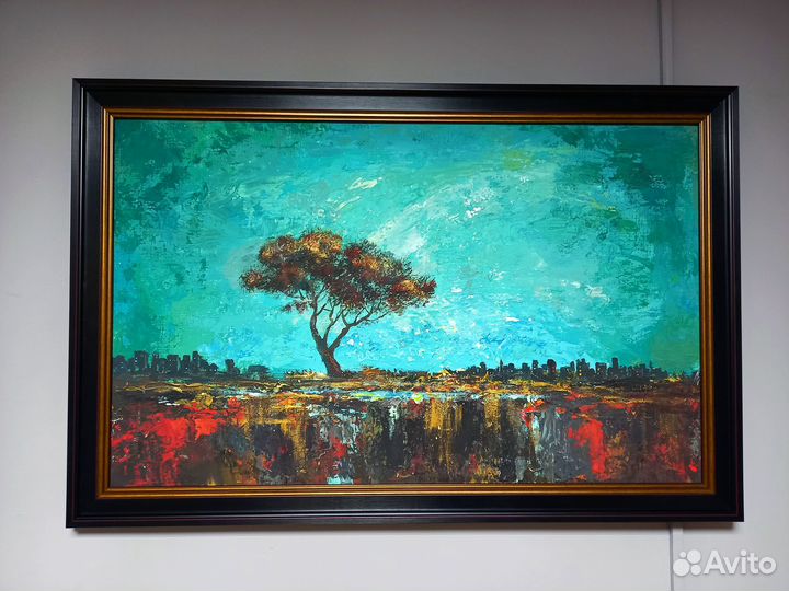 Картина на холсте масло, акрил