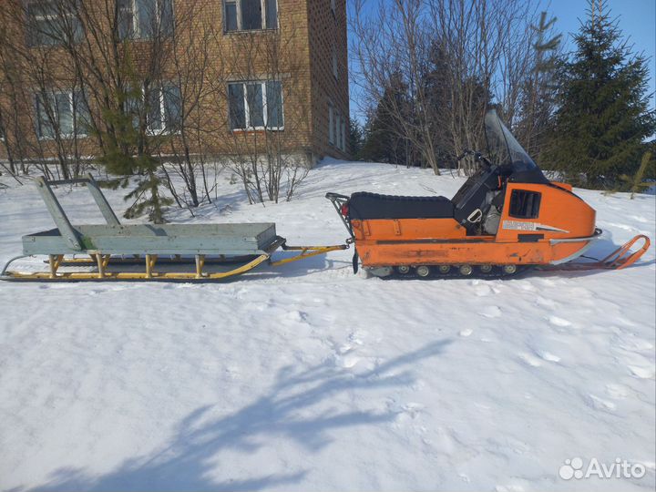 Буран с санями