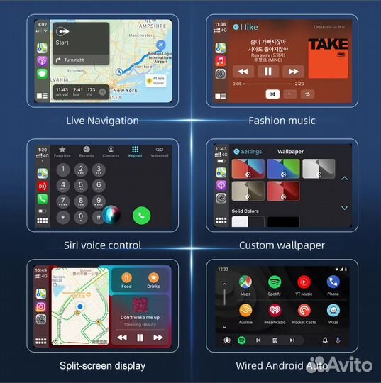 Carlinkit Apple Auto ccpa беспроводной carplay