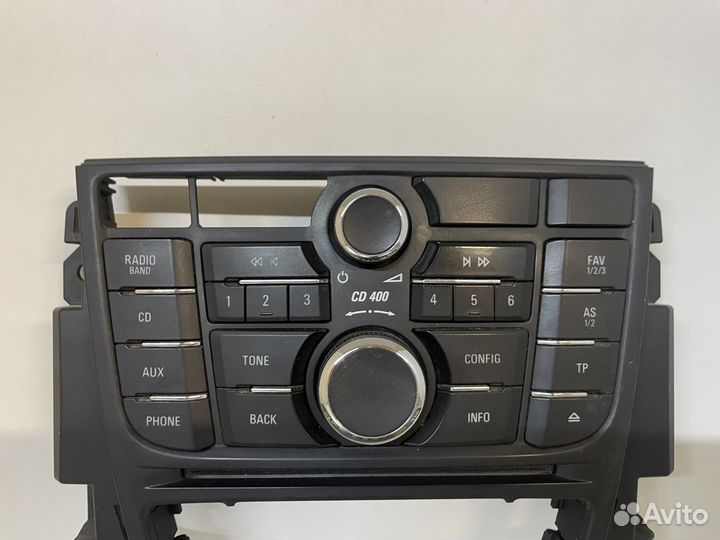 Панель управления магнитолой Астра Astra J