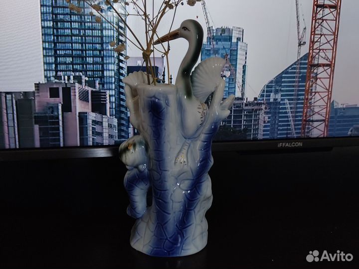 Ваза журавли