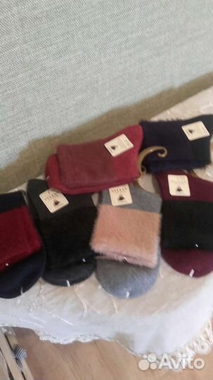 Носки женские шерстяные (соболь)