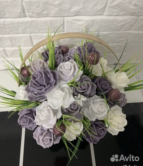 Мыльные розы букеты