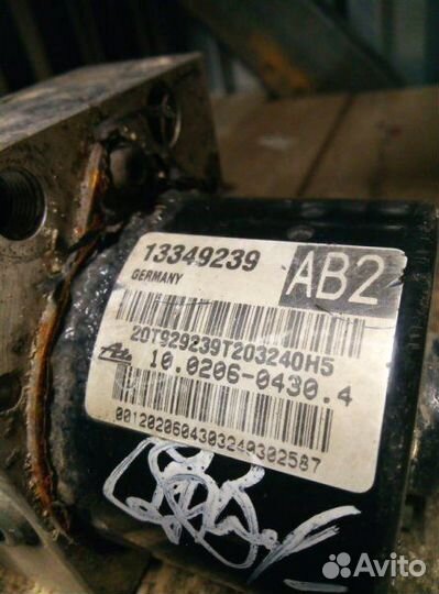 Блок abs Chevrolet Cruze 1.8 2012