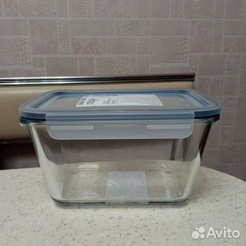 Контейнер Икеа 1,8 л с крышкой (стекло) купить в Брянске | Товары для ...