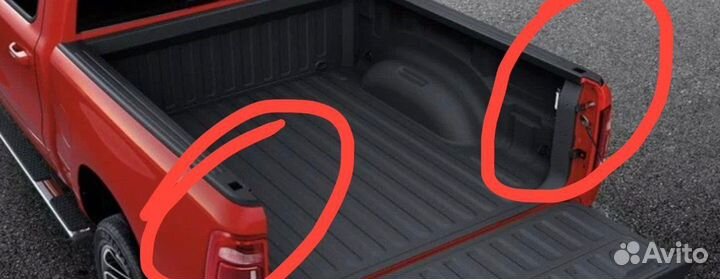 Заглушки в борт кузова для Dodge Ram 4 и 5