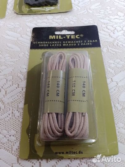Шнурки Mil Tec вощеные. В ассортименте