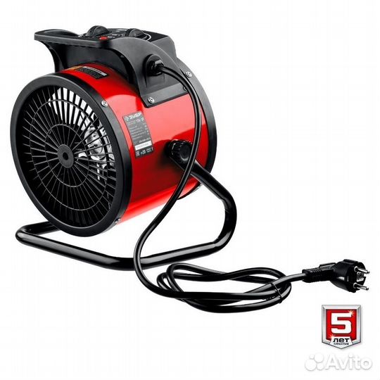 Пушка электрическая зубр тпк-3Р 3 кВт