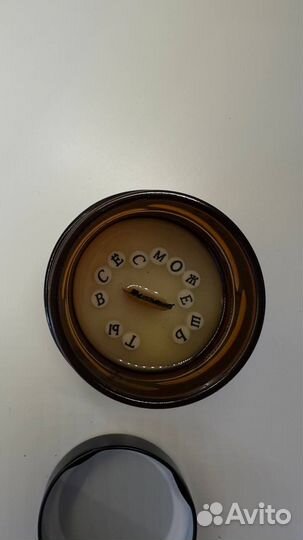 Ароматическая свеча с посланием и треском фитиля