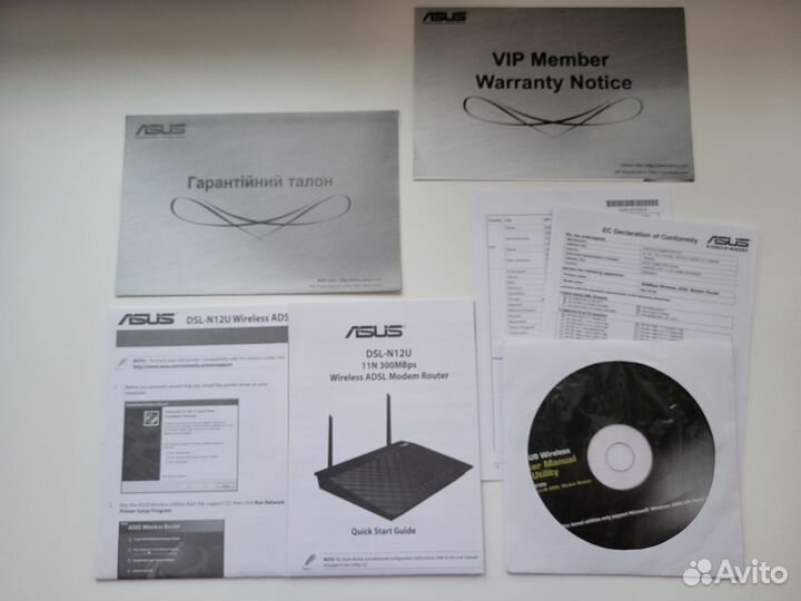 Wi-Fi роутер Asus DSL-N12U