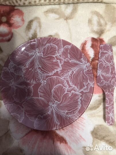 Блюдо для торта с лопаткой