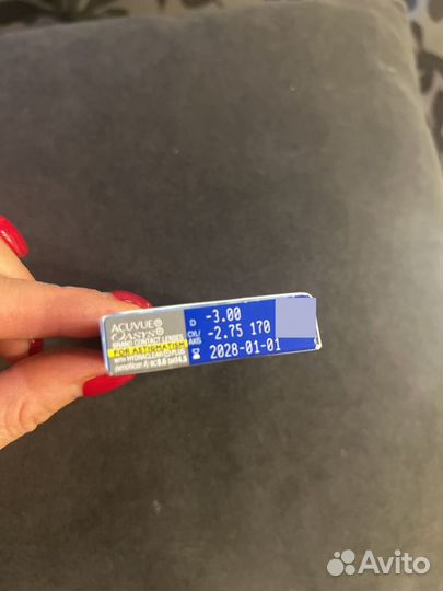 Линзы acuvue oasys for astigmatism