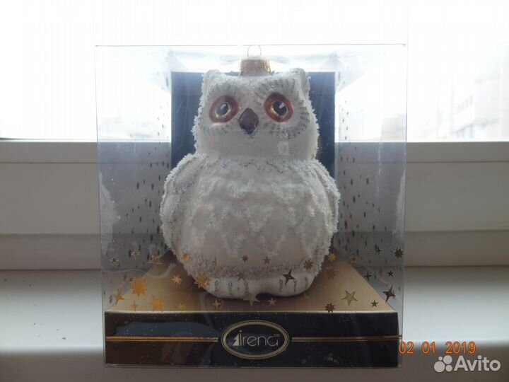 Ёлочные игрушки. Сова большая