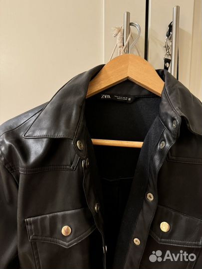 Кожаная рубашка