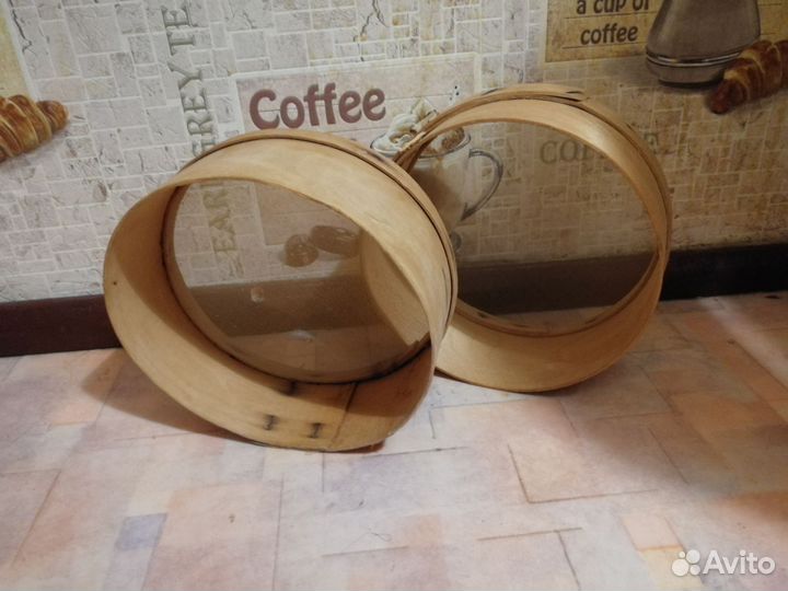 Сито деревянное СССР 2 шт