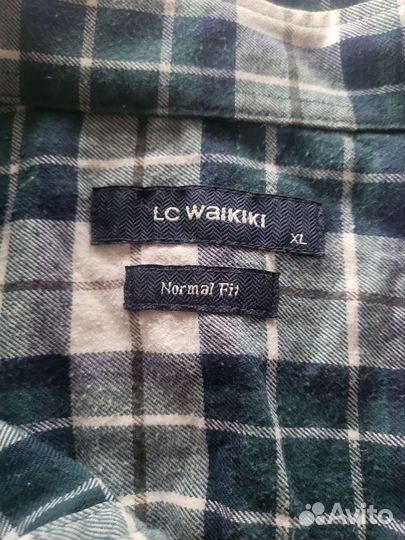 Lc waikiki рубашка мужская байковая