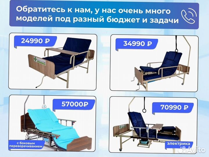Медицинская кровать для инвалидов