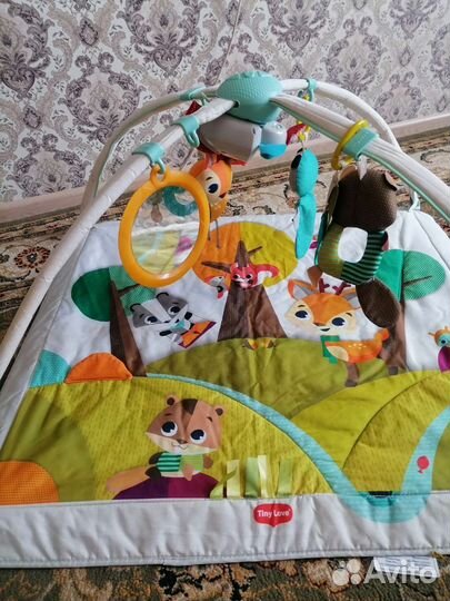 Развивающий коврик tiny love солнечная полянка