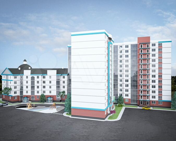 1-к. квартира, 43,6 м², 12/12 эт.