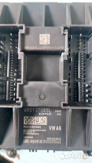Блок комфорта. Volkswagen Polo 5.6R0937085L