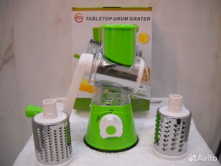 Новая овощерезка ручная tabletop drum grater
