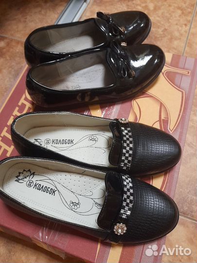 Туфли на девочку размер 35
