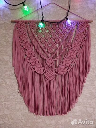 Настенное панно макраме