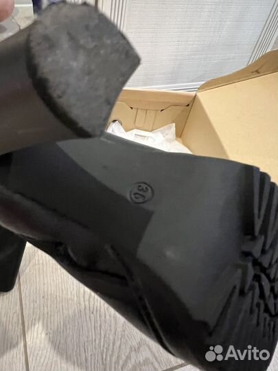 Сапоги женские зимние, размер 35, натуральная кожа