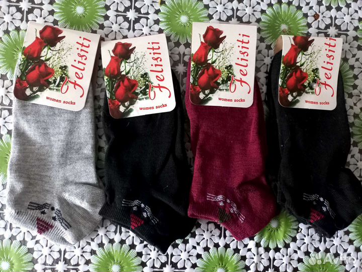 Носки женские короткие