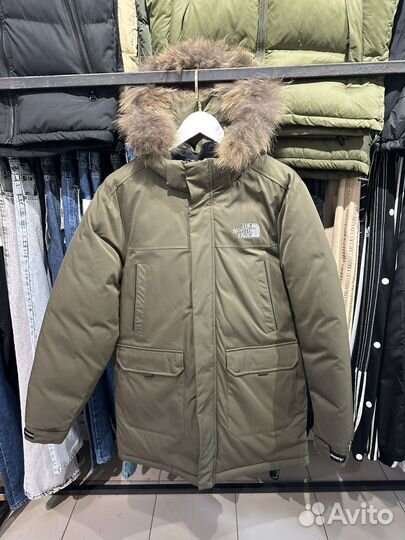 Зимняя парка TNF с мехом