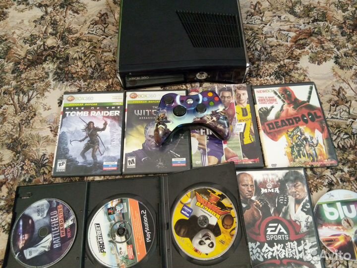 Xbox 360 250гб freeboot + LT3.0 +40 игр