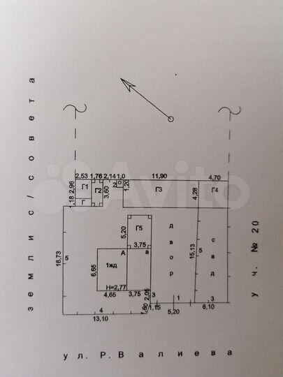 Дом 24,3 м² на участке 25 сот.