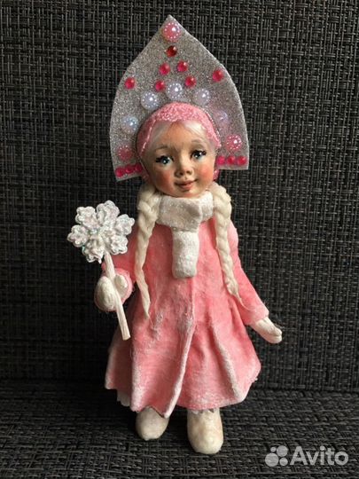 Ватные елочные игрушки