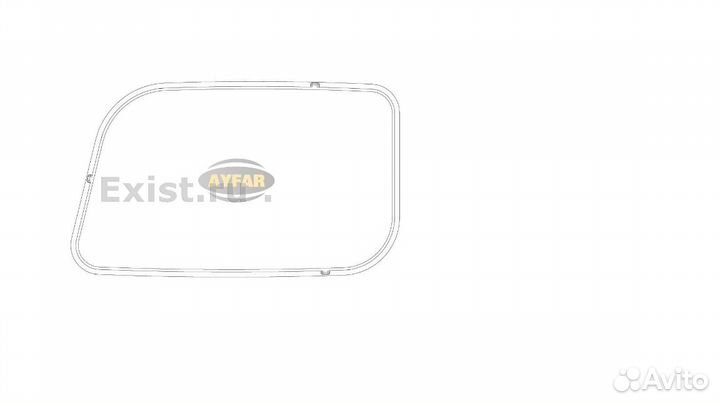C11576 ayfar Стекло фары прав. Mercedes Actros mp
