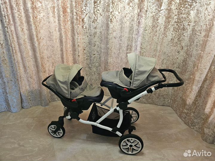 Коляска для двойни bebetto 42