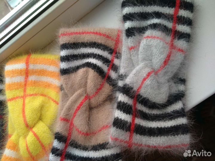 Повязки на голову из пуха норки